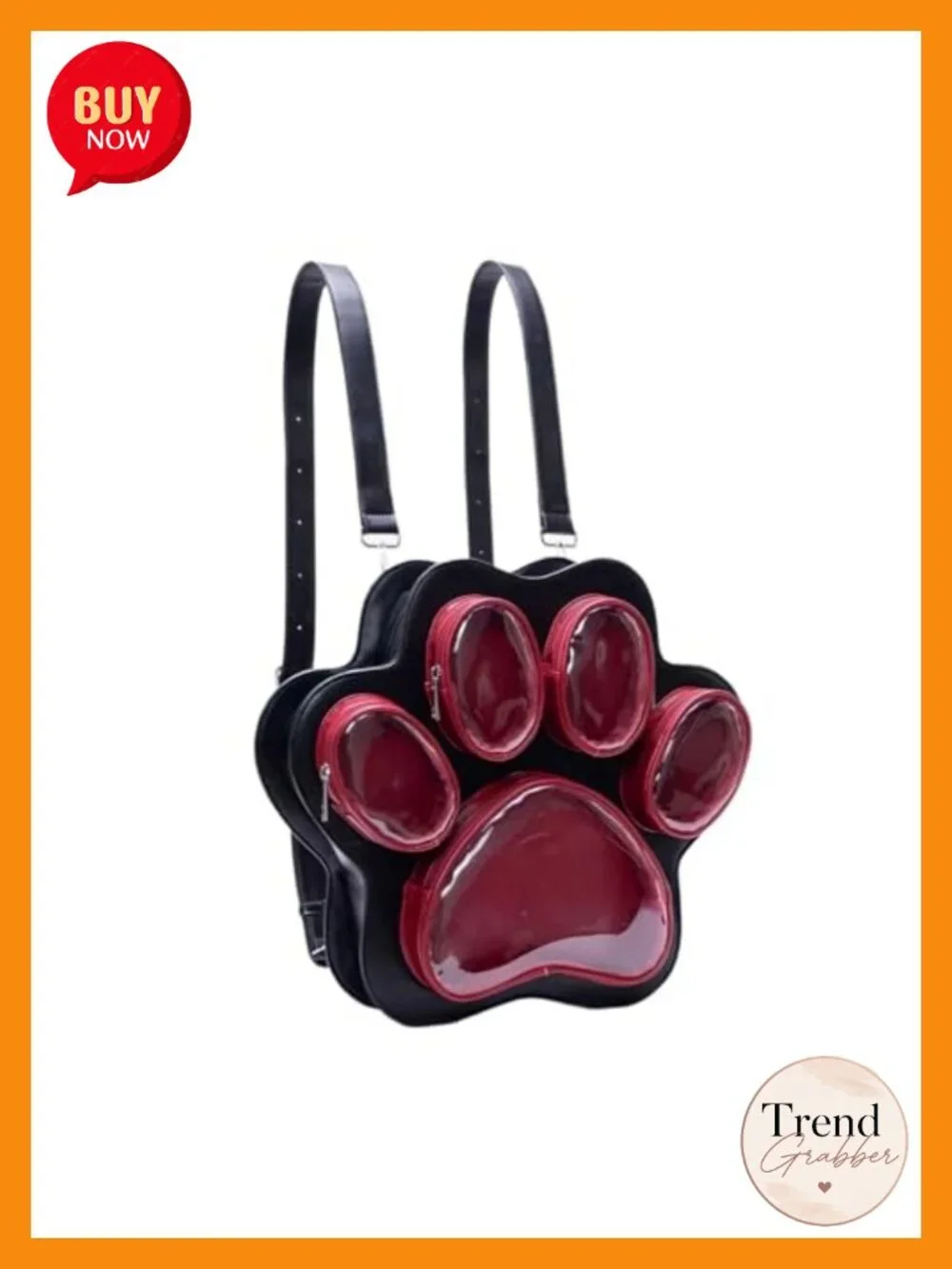 Cat Paw Ita Bag Backpack Customizable Display Doll Collectible Kawaii Cute